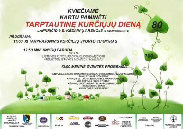 Kviečia kartu paminėti TARPTAUTINĘ KURČIŲJŲ DIENĄ