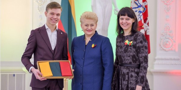 Po Prezidentės apdovanojimo - 101-asis  Povilo Neliupšio pasirodymas