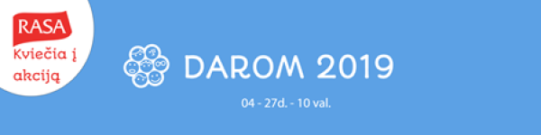 Darom 2019: švari Lietuva − sveiki piliečiai!