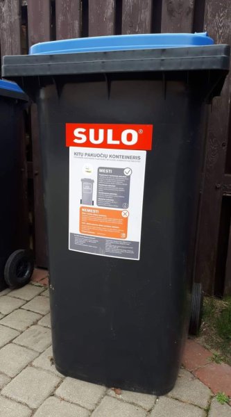 Balandžio mėnesį pakuočių atliekų surinkimo konteineriai dalinami Josvainių seniūnijoje