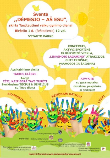 Šventė „DĖMESIO – AŠ ESU“