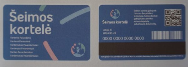 Šeimos kortelė – papildoma parama. Kreipkitės!