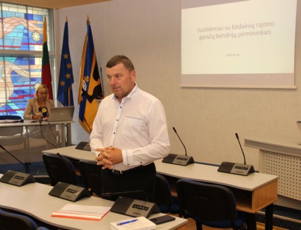 Susitikime aptarta garažų situacija Kėdainiuose ir sutarta, kaip spręsti problemas