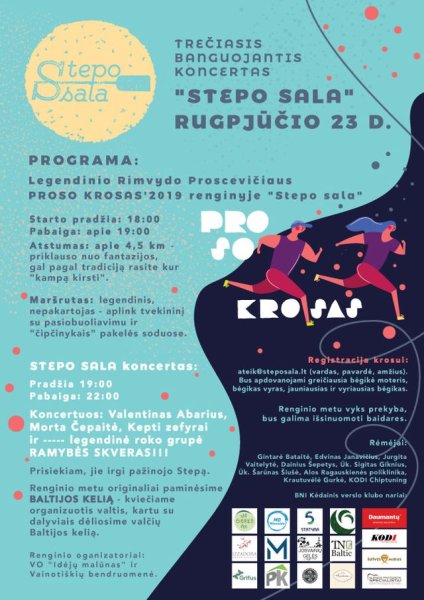 Kviečia trečiasis banguojantis koncertas STEPO SALA