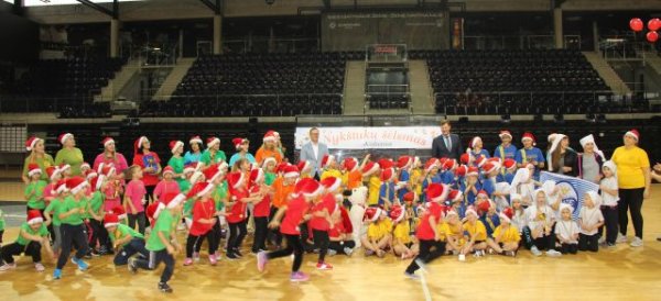 Arenoje šėlo mažieji sportininkai