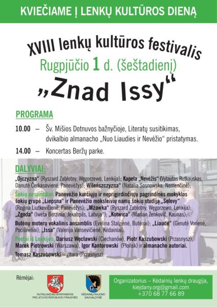 XVIII lenkų kultūros festivalis „Znad Issy“