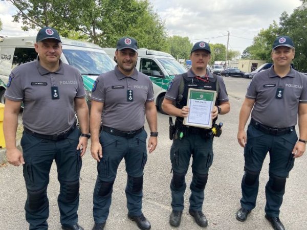 Tarp geriausiųjų Kauno apskrities policijos pareigūnų – kėdainietis!