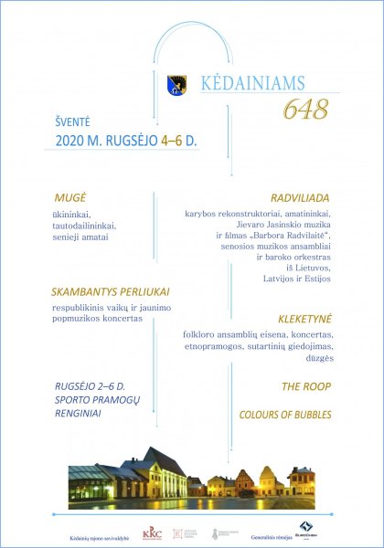 Kėdainių miesto šventės programa