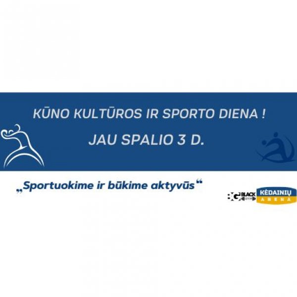 Kviečia prisijungti prie renginio „Sportuokime ir būkime aktyvūs“