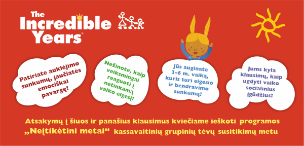 Kviečiame dalyvauti programoje „Neįtikėtini metai" 