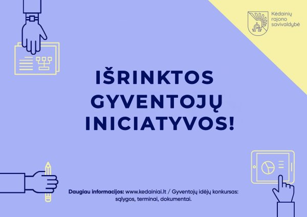 Dalyvaujamasis biudžetas: gyventojai nusprendė, kurie projektai bus įgyvendinti
