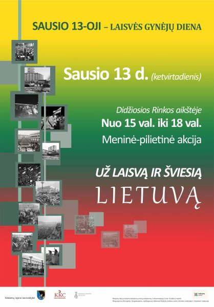 Sausio 13-osios minėjimo renginiai