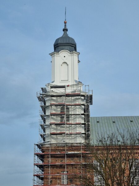 Keičiasi Dotnuvos bažnyčios išorė