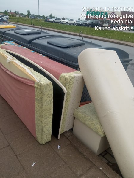Didelių gabaritų atliekų surinkimas iš individualių valdų 