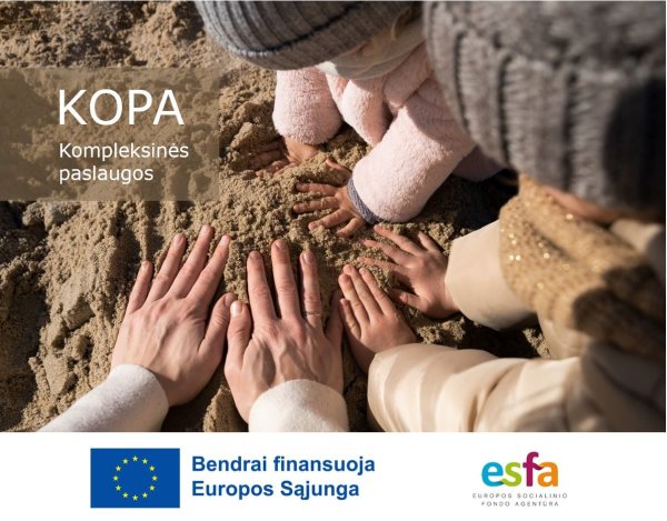 Kėdainių pagalbos šeimai centras prisijungė prie projekto „Kompleksinės paslaugos (KOPA)“
