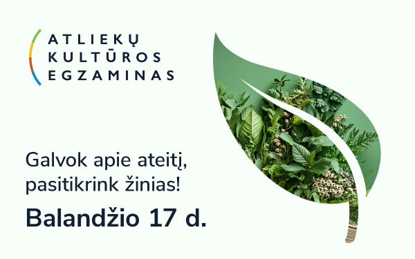 Balandžio 17 d. gyventojai kviečiami dalyvauti „Atliekų kultūros“ egzamine