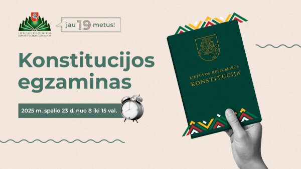 Konstitucijos egzaminas kviečia visuotiniam žinių patikrinimui!