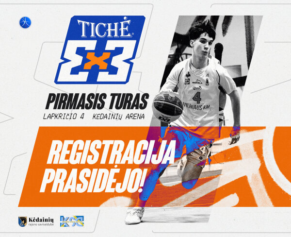 MKL „TICHĖ 3×3“ grįžta – po įspūdingų kelionių Europoje, komandos vėl kviečiamos ruoštis kovoms