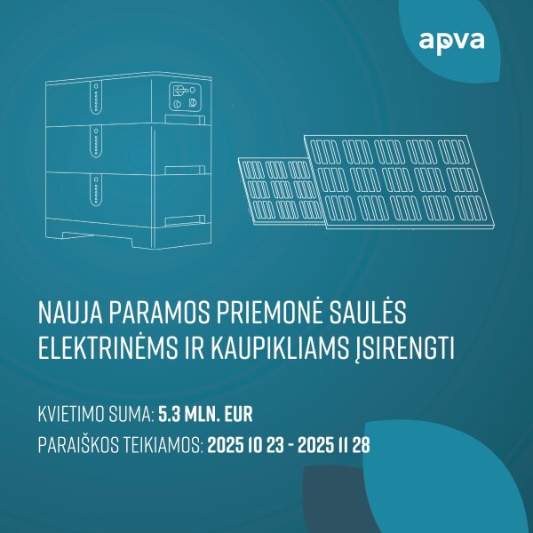 Startuoja pilotinė paramos priemonė gyventojams, norintiems įsirengti saulės elektrines kartu su...