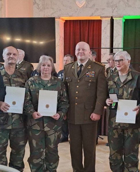 Trys kėdainiečiai apdovanoti medaliais „Šaulys – laisvės gynėjas“
