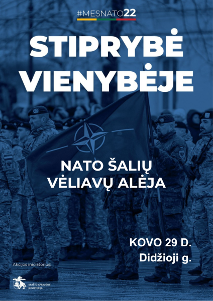 NATO vėliavų alėja Kėdainiuose