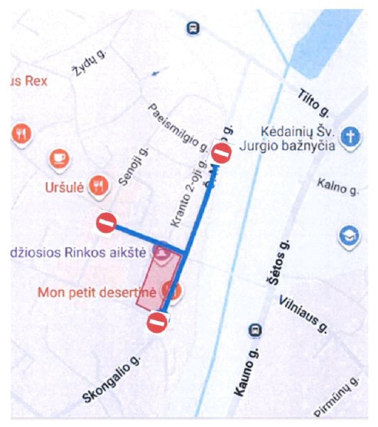 Dėl transporto eismo ribojimo 2026 m. balandžio 24 d.