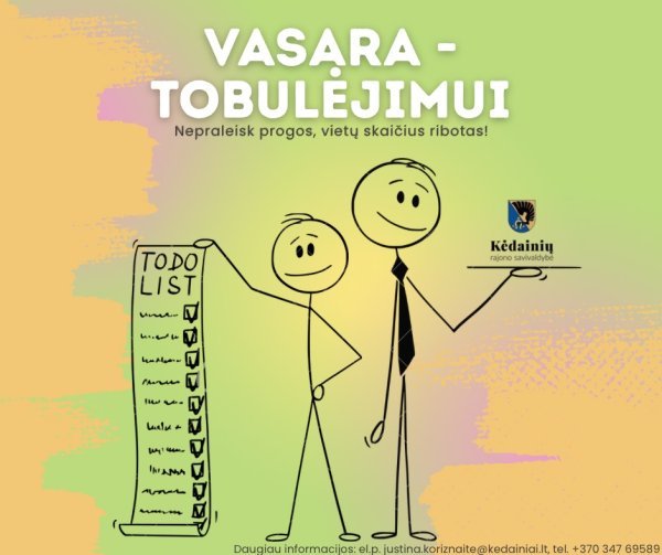 Vyksta registracija į Jaunimo vasaros užimtumo ir integracijos į darbo rinką programą „Vasara –...
