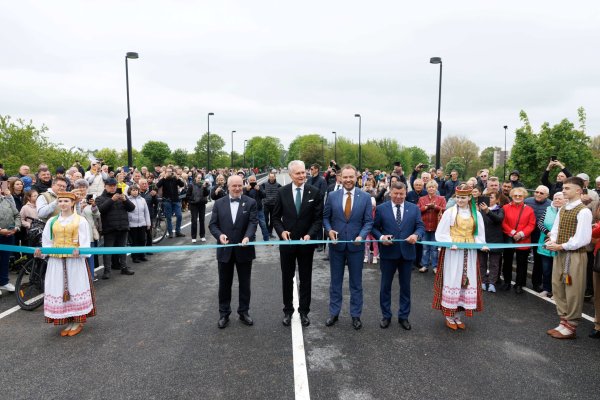 Kėdainiuose po rekonstravimo atidarytas vienas svarbiausių tiltų per Nevėžį