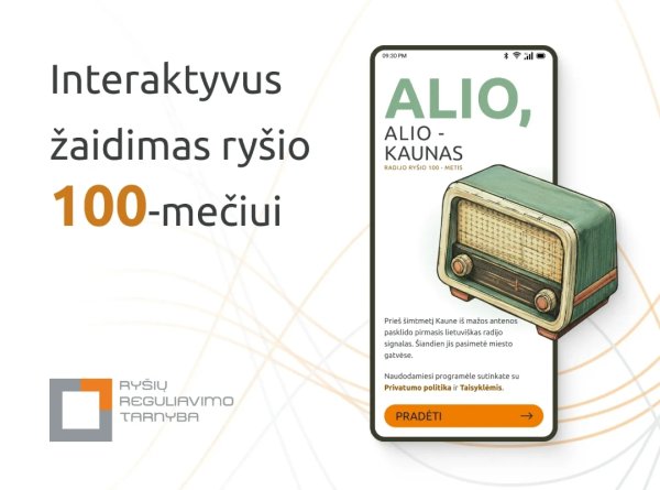 Radijo šimtmečio paminėjimui startuoja orientacinis žaidimas „Ryšio 100-metis“ 