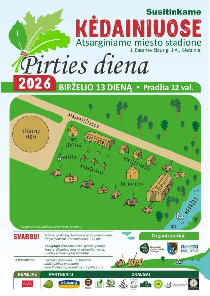 Kviečiame į PIRTIES DIENĄ Kėdainiuose! 