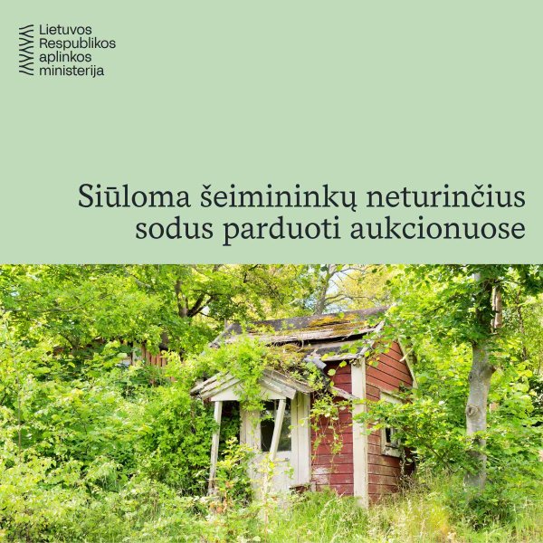 Seimas po pateikimo pritarė Aplinkos ministerijos parengtoms Sodininkų bendrijų ir kitų įstatymų...
