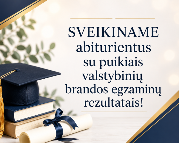 Kėdainių rajono abiturientų pasiekimai: valstybiniuose brandos egzaminuose – 16 šimtukų