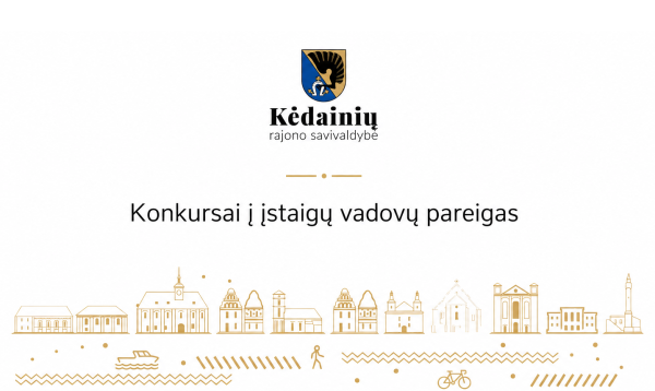 Konkursas Kėdainių „Atžalyno“ gimnazijos direktoriaus pareigoms eiti 
