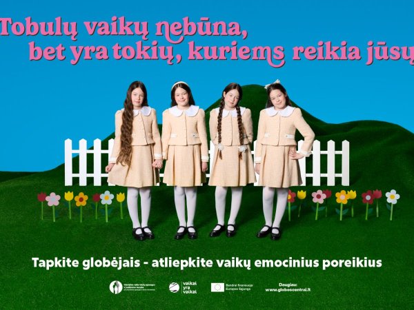 Lietuvoje vykdoma socialinė kampanija „Tobulų vaikų nebūna, bet yra tokių, kuriems reikia jūsų“