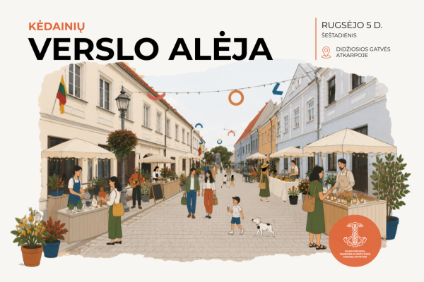 Kauno prekybos, pramonės ir amatų rūmų Kėdainių filialas kviečia registruotis į Verslo alėją