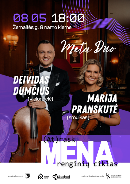 „Meta Duo“ koncertas – jau šiandien!