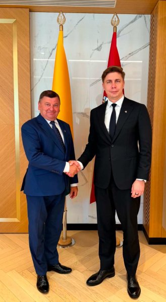 Kėdainių rajono savivaldybės meras V. Tamulis susitiko su Ministru Pirmininku M. Sinkevičiumi