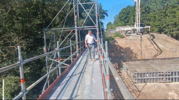Ažytėnų tilto statybvietėje – akivaizdūs pokyčiai