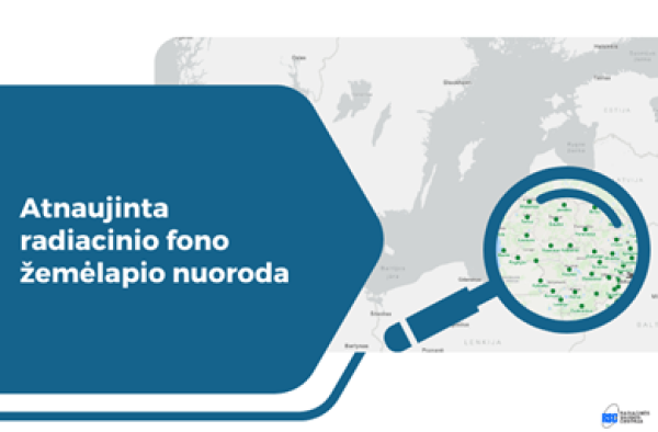 Radiacinės saugos centras informuoja, kad pasikeitė radiacinio fono stebėsenos žemėlapio...