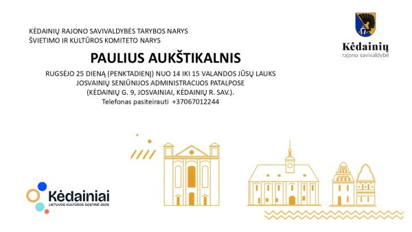 Gyventojų priėmimas