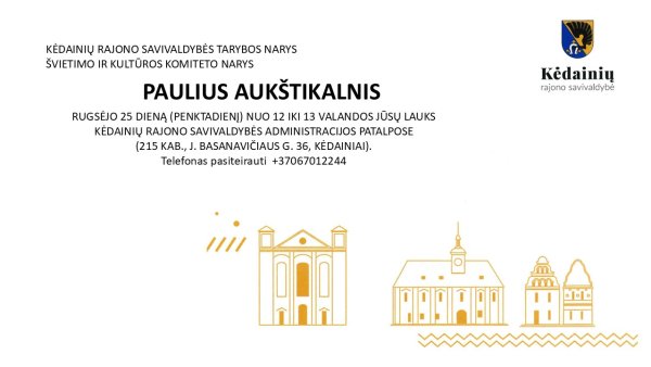 Gyventojų priėmimas