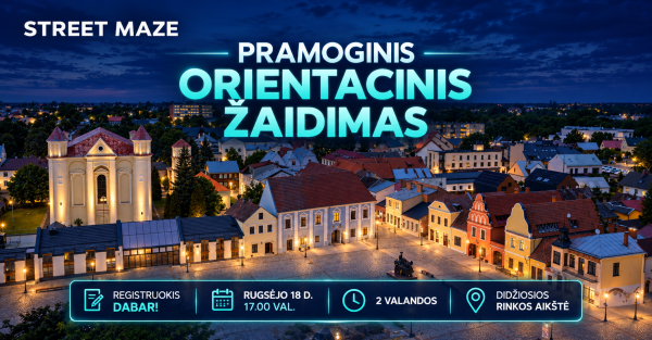 Europos judumo savaitės proga Kėdainių rajono savivaldybė ir „Street Maze“ dovanoja aktyvų miesto...
