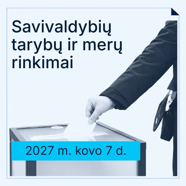  VRK skelbia savivaldybių tarybų ir merų rinkimų datą