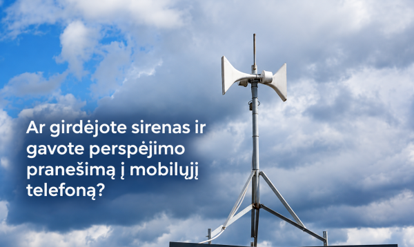 Kviečiame gyventojus dalyvauti trumpoje apklausoje apie šiandien vykusį Gyventojų perspėjimo ir...