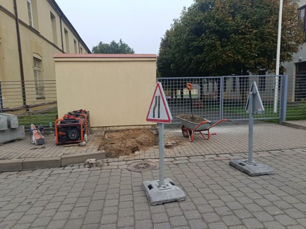 Kėdainiuose įrengiamos nuovažos – viešoji aplinka taps patogesnė gyventojams