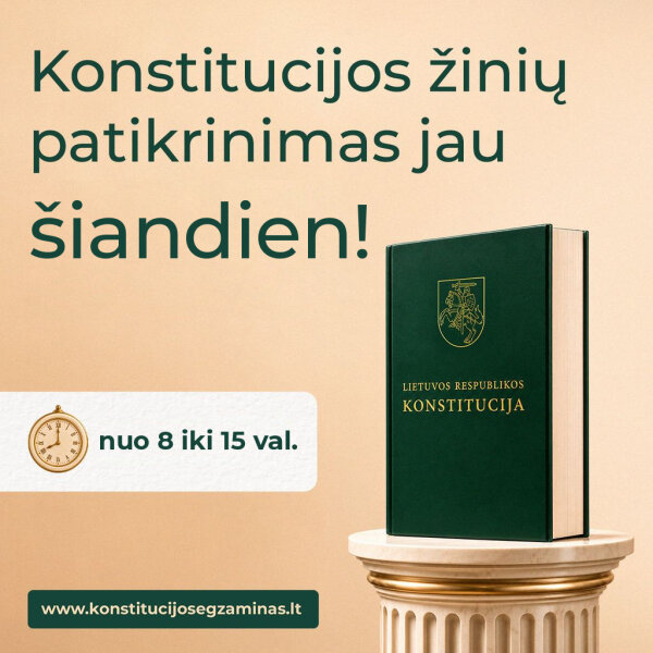 Kviečiame kiekvieną Lietuvoje ir užsienyje gyvenantį pilietį šiandien dalyvauti demokratijos ir...